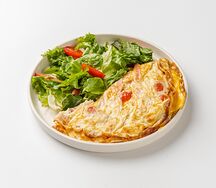 Омлет с ветчиной