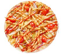 Пицца Манхэттен с картофелем фри