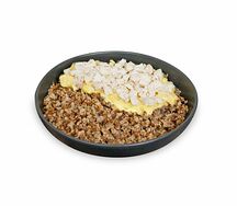 Каша с курочкой в сырном соусе