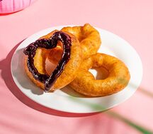 Бокс на 16 пончика с фруктовым конфитюром