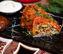 Wow-рулет картофельно-мясной