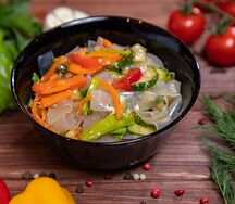 Чапче с овощами