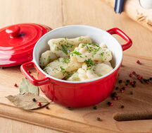 Вареники с шампиньонами