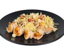 Салат Цезарь с креветками