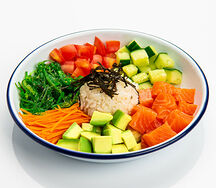 Поке с лососем