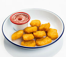 Куриные наггетсы 9 шт с кетчупом 2 шт