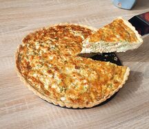 Киш Лорен с форелью
