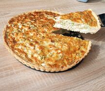 Киш Лорен с форелью