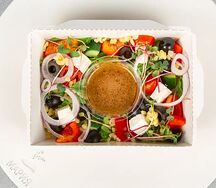 Салат с булгуром и овощами