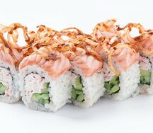 Ролл лосось-краб