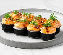 Ролл запеченный с мидиями