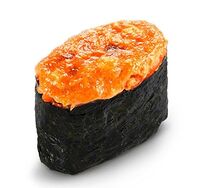 Запеченные суши креветка