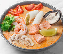 Суп Том ям с морепродуктами