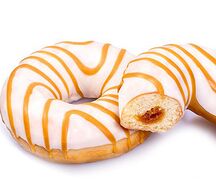 Пончик карамельный