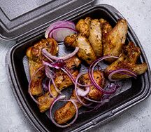 Шашлык куриный из крыльев