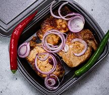 Шашлык из cвинoй спинки