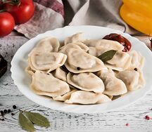 Вареники с отварным картофелем