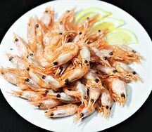 Креветки отварные