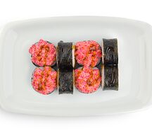 Запечённый с креветками