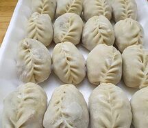 Замороженные Манты с тыквой и мясом