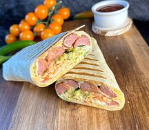 Шаурма с колбасками