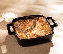 Лазанья с курицей и грибами
