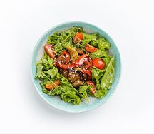 Теплый с говядиной и овощами