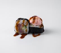 Ролл запеченный с крабом