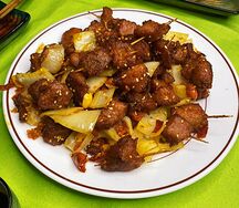Шашлык на шпажках