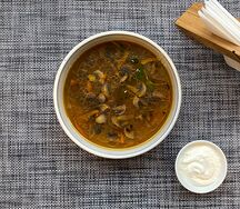 Куриный суп с грибами