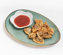 Жареные пельмени