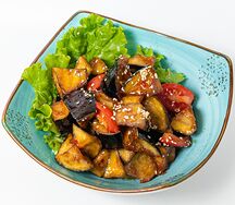 Салат Хрустящие баклажаны