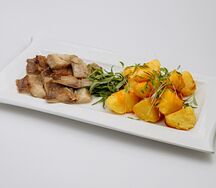 Сельдь, маринованная тархуном с картофелем 