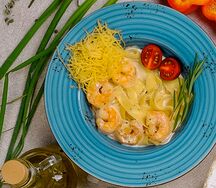 Паста с креветками