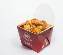 Курица с яблоками в лимонном соусе