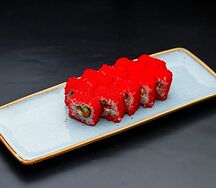 Суши ролл Калифорния с лососем