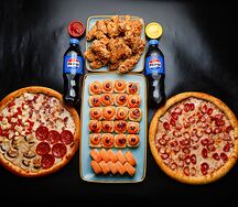 Суши пицца чикен сет deadpool