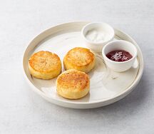 Сырники с топпингом на выбор