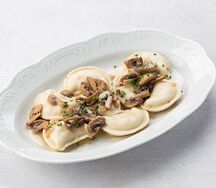 Вареники с картофелем и белыми грибами