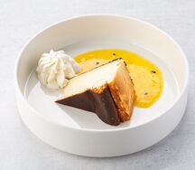 Чизкейк баскский с маракуйей