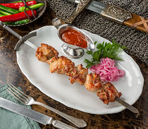 Шашлык из куриного бедра