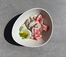 Сметанный салат с овощами
