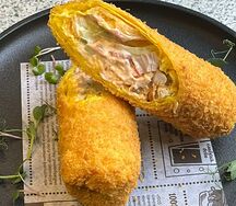 Шаурма в кляре с сыром (халяль)