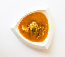 Острый суп с морепродуктами Шанхай