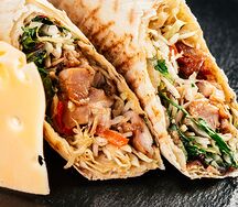 Шаурма с курицей Сырная