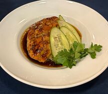Филе куриное с рисом и соусом терияки 