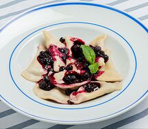 Вареники с черникой