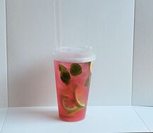 Лимонад Мохито Клубничный собственного приготовления
