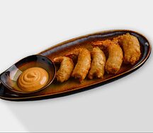 Тигровые креветки в темпуре