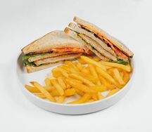 Сэндвич с цыплёнком в панировке 